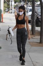 CHANTEL JEFFRIES in Tights Arrives at a Gym in Los Angeles 11/05/2020
