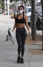 CHANTEL JEFFRIES in Tights Arrives at a Gym in Los Angeles 11/05/2020