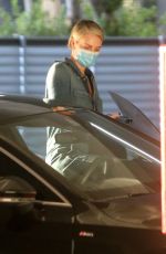 CHARLIZE THERON Leaves a Hospital in Los Angeles 11/04/2020