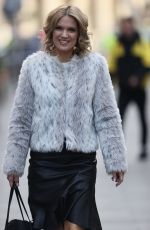 CHARLOTTE HAWKINS Arrives at Classic FM in London 11/27/2020