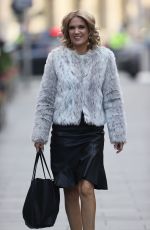 CHARLOTTE HAWKINS Arrives at Classic FM in London 11/27/2020