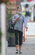CHARLOTTE MCKINNEY Leaves a Gym in Los Angeles 11/03/2020