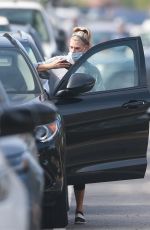 CHARLOTTE MCKINNEY Leaves a Gym in Los Angeles 11/03/2020