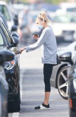 CHARLOTTE MCKINNEY Leaves a Gym in Los Angeles 11/03/2020
