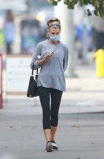 CHARLOTTE MCKINNEY Leaves a Gym in Los Angeles 11/03/2020