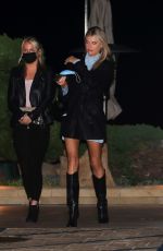 CHARLOTTE MCKINNEY Leaves Nobu in Malibu 11/14/2020