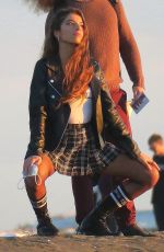 CHIARA BIANCHINO at a Photoshoot on the Beach 11/19/2020