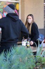 CHLOE BENNET and Gregg Sulkin at Erewhon Market in Los Angeles 11/12/2020