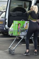 CHLOE FERRY in Tights Out Shopping in Newcastle 11/10/2020
