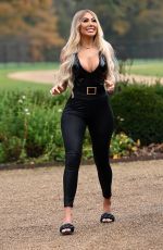 CHLOE FERRY on the Set of Celebs Go Dating in Sussex 11/23/2020