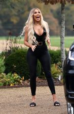CHLOE FERRY on the Set of Celebs Go Dating in Sussex 11/23/2020