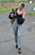 CHLOE FERRY Out Hiking with Her Dog in Newcastle 11/12/2020