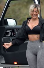 CHLOE FERRY Out Hiking with Her Dog in Newcastle 11/12/2020
