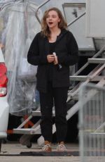 CHLOE MORETZ on the Set of Mother/android in Boston 11/09/2020
