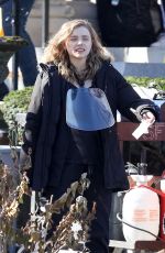 CHLOE MORETZ on the Set of Mother/android in Boston 11/09/2020
