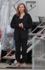 CHLOE MORETZ on the Set of Mother/android in Boston 11/09/2020