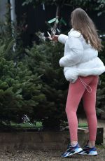CHLOE ROSS Out Shopping at Chigwell Garden Centre 11/25/2020