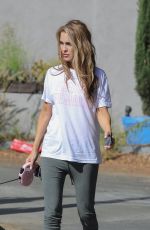 CHRISHELL STAUSE Out with Her Dog in Los Angeles 11/08/2020