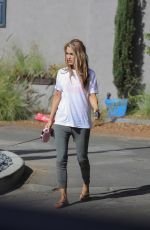 CHRISHELL STAUSE Out with Her Dog in Los Angeles 11/08/2020