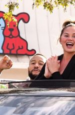CHRISSY TEIGEN and John Legend Drives on Biden