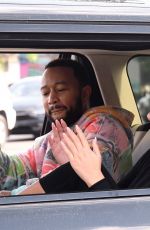 CHRISSY TEIGEN and John Legend Drives on Biden