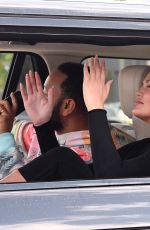 CHRISSY TEIGEN and John Legend Drives on Biden