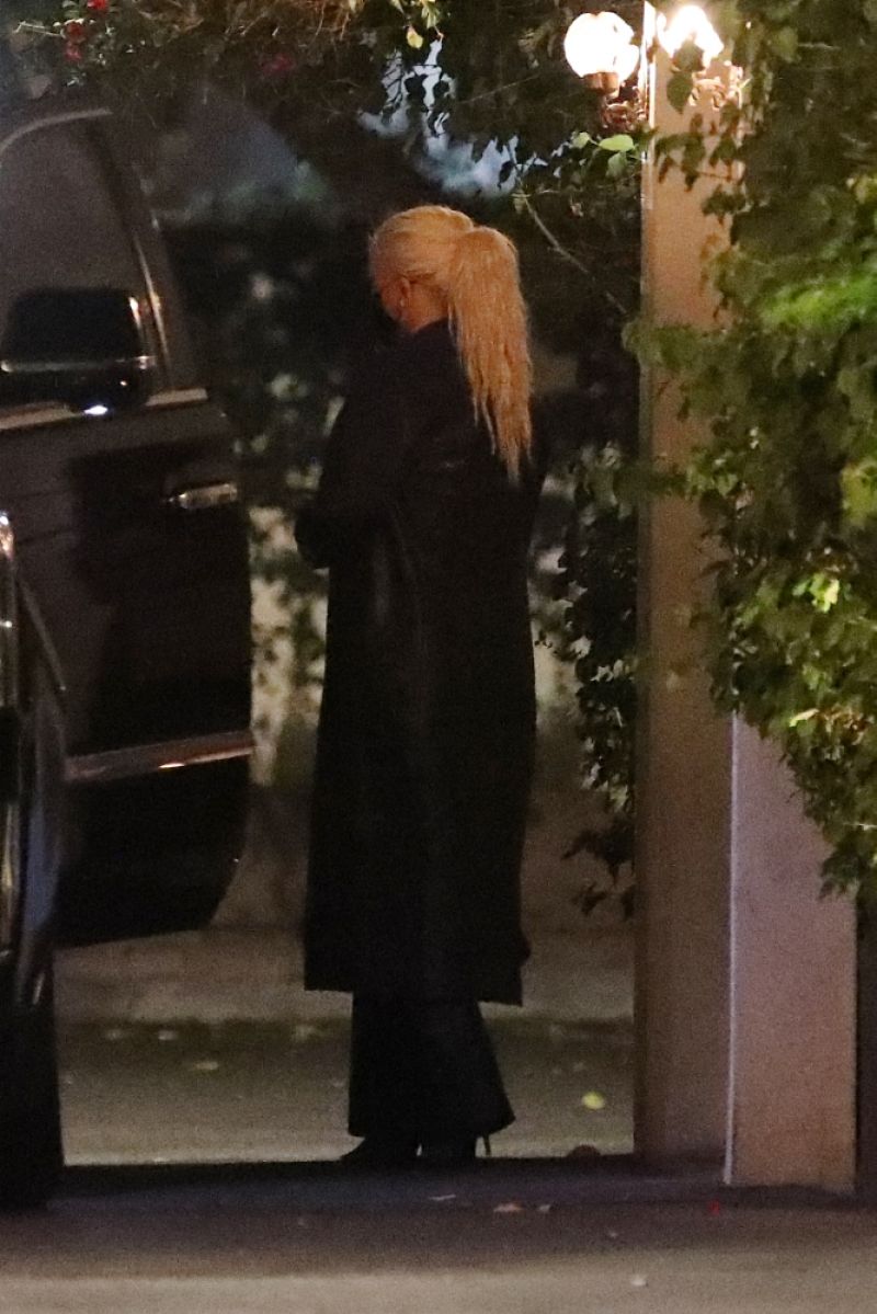 CHRISTINA AGUILERA at Ysabel Restaurant in West Hollywood 11/19/2020 ...