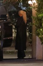 CHRISTINA AGUILERA at Ysabel Restaurant in West Hollywood 11/19/2020