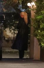 CHRISTINA AGUILERA at Ysabel Restaurant in West Hollywood 11/19/2020