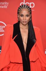 CIARA at American Music Awards 2020 in Los Angeles 11/22/2020