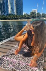 CLAUDIA ROMANI at a Yacht in Miami 11/15/2020