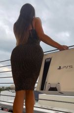 CLAUDIA ROMANI Out Shopping in Miami Beach 11/19/2020