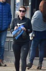 COLEEN ROONEY at Cafe Nero in Alderley Edge in Cheshire 11/08/2020