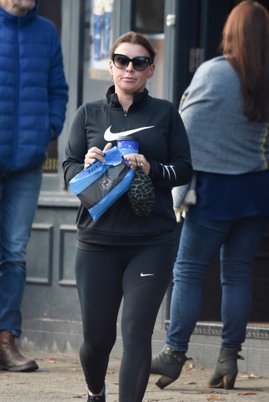 COLEEN ROONEY at Cafe Nero in Alderley Edge in Cheshire 11/08/2020