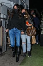 COURTENEY COX and JENNIFER MEYER at Giorgio Baldi in Santa Monica 11/24/2020