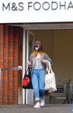 DAISY EDGAR-JONES Shopping at Marks & Spencer in London 11/06/2020