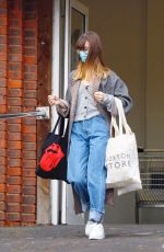 DAISY EDGAR-JONES Shopping at Marks & Spencer in London 11/06/2020