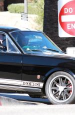 DAKOTA JOHNSON and Chris Martin Out Driving in Her Vintage Mustang in Malibu 11/27/2020