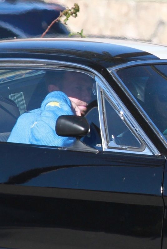 DAKOTA JOHNSON and Chris Martin Out Driving in Her Vintage Mustang in Malibu 11/27/2020
