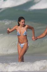DELILAH HAMLIN in Bikini and Eyal Booker at a Beach in Tulum 11/26/2020