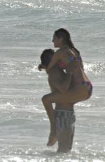 DELILAH HAMLIN in Bikini and Scott Disick at a Beach in Tulum 11/17/2020
