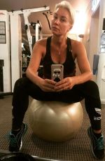 DENISE VAN OUTEN at a Gym - Instagram Photos 11/19/2020
