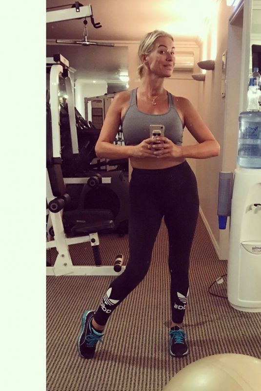 DENISE VAN OUTEN at a Gym - Instagram Photos 11/19/2020