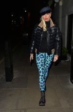 DENISE VAN OUTEN Leaves a Photoshoot in London 11/23/2020