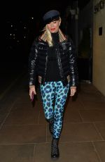 DENISE VAN OUTEN Leaves a Photoshoot in London 11/23/2020