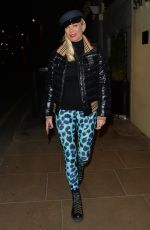 DENISE VAN OUTEN Leaves a Photoshoot in London 11/23/2020