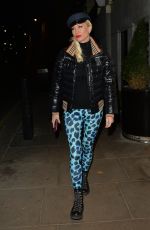 DENISE VAN OUTEN Leaves a Photoshoot in London 11/23/2020