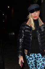 DENISE VAN OUTEN Leaves a Photoshoot in London 11/23/2020