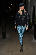 DENISE VAN OUTEN Leaves a Photoshoot in London 11/23/2020