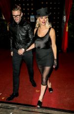 DENISE VAN OUTEN Leaves Proud Embankment in London 10/31/2020